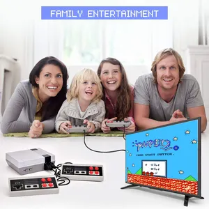 New retro TV game console with classic built-in 620 high-definition version