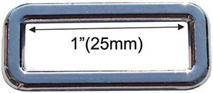 Pcs Inch <b>Thin</b> Belt Bag Die Cast Rectangle <b>Ring</b> Buckles Webbing Strap Loops Adjuster Square Buckle In Color - Product Image 5