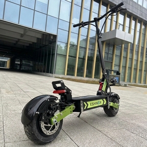 Nuevo Scooter Eléctrico Plegable Todoterreno de 60V 5600w 6000w con Doble Motor y Asiento, 11 Pulgadas, 85km/h, para Adultos - Product Image 3