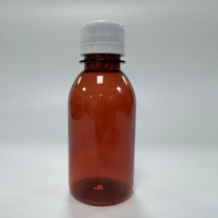 Vente en gros personnalisation 30/50/60/100/120/150/180/200/250/300/500ml sirop contre la toux médicale dans une bouteille en plastique