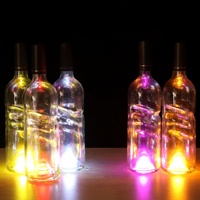 Sous-verre en acrylique de marque Longstargift avec fonction d'éclairage LED, autonomie de 24 heures, design coloré pour les fêtes et les mariages