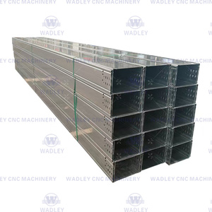 Metal Galvanized Steel Aluminum Perforated Type <b>Cable</b> Management Tray Production Line - Product Image 3