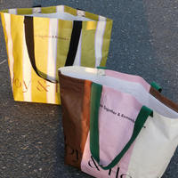 Sacs de courses réutilisables en PP tissé à motifs imprimés de grande taille, avec deux poignées pour le transport à la main ou en bandoulière
