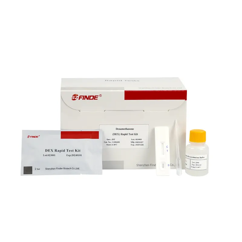 Kit rapide d'essai de Dexamethasone (DEX) pour détecter la contamination de viande