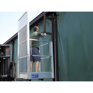 Barbero SR163 cesta de mantenimiento aéreo montada sobre montacargas, capacidad de 200kg - Product Image 1