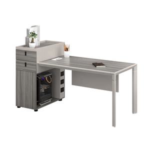 환영 사용자 정의 나무 단일 사람 파티션 워크 스테이션 책상 이그 제 큐 티브 사무실 테이블 및 의자 - Product Image 2