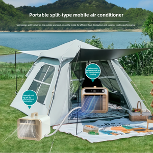 New <b>Split</b>-type <b>Portable</b> <b>Air</b> <b>Conditioner</b> Cooling Only Fixed Frequency Timer No Installation Required for Camping No Installation - Product Image 4