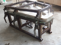 Machine de moulage rotatif en aluminium pour usage domestique, système de production de bateaux multifonctionnel automatique
