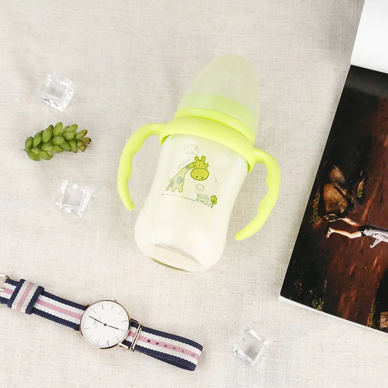 glass milk wide neck baby feeding bottles for babies