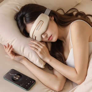 Masajeador <span class=keywords><strong>de</strong></span> <span class=keywords><strong>ojos</strong></span> frío caliente portátil 3D amasado Bluetooth música temporizador inteligente tipo C USB 1200mAh batería para aliviar el <span class=keywords><strong>dolor</strong></span> <span class=keywords><strong>de</strong></span> cabeza ocular - Product Image 4