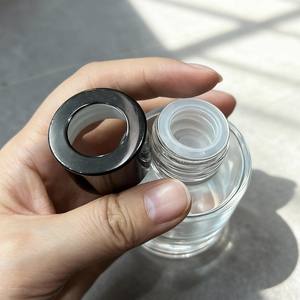 Botellas <span class=keywords><strong>de</strong></span> Vidrio Vacías Redondas <span class=keywords><strong>de</strong></span> 50 ml, 100 ml, 120 ml, 150 ml, 200 ml, Color Negro Brillante, para Difusor <span class=keywords><strong>de</strong></span> Aromas, <span class=keywords><strong>con</strong></span> Varillas <span class=keywords><strong>de</strong></span> Bambú - Product Image 4