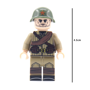 WW2 Quân Đội Mini Người Lính Hình Quân Đội Vũ Khí MP40 Hai-Màu Vũ Khí Mô Hình Xây Dựng Khối Đồ Chơi - Product Image 6