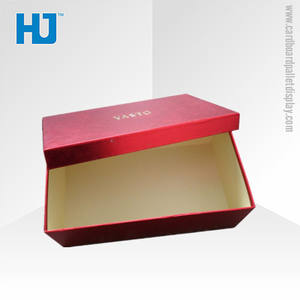 De papel duro caja de zapatos caja de cartón para zapatos con tapa - Product Image 2