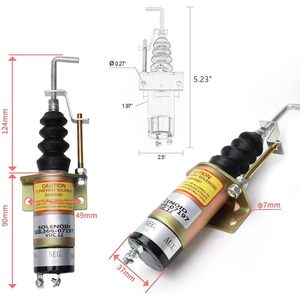 Vanne solénoïde Earlyred 12V DC 366-07197 à montage sur support pour excavatrice et groupe électrogène - Product Image 3