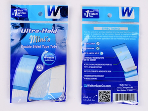36 pièces/sac bleu Ultra Hold Mini bande dentelle avant bande <span class=keywords><strong>bandes</strong></span> <span class=keywords><strong>adhésives</strong></span> Double face pour toupet perruque Extension de <span class=keywords><strong>cheveux</strong></span> - Product Image 2