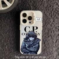 Coque de téléphone portable antichoc en PC rigide IMD Fashion COQUE CP Company pour iPhone 13 14 15 16 17 Pro Max Plus