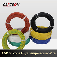 High Temperature Silicone Cable for Testing Instruments 300 500V Flame Retardant Flexible Wire -60 to 200