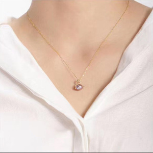 จี้เงินแท้ WENCHI S925 ขนาด 8-10 มม. สำหรับทำสร้อยไข่มุก DIY อุปกรณ์ตกแต่งสร้อยคอผู้หญิง 30175 ตัวเรือนเปล่ารูปหงส์ สำหรับทำเครื่องประดับ - Product Image 3