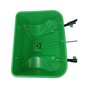 Sembradora manual de empuje con controlador de distribución de flujo Esparcidor de fertilizante de semillas con ruedas de 26L para césped, jardín, granja y patio - Product Image 2