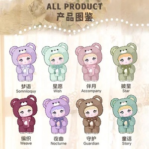 Nommi serie 400% <span class=keywords><strong>buonanotte</strong></span> Bear peluche scatola cieca graziosa bambola ragazza regalo Figure Busts alla moda Kit da Garage - Product Image 3