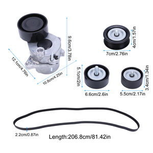 Kit Tendicinghia Serpentina 529036110 per Sistema Motore Auto Mercedes-Benz W204 S204 C204 W212 S212 - Product Image 2