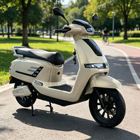 Scooters électriques à deux places CKD SKD 12 pouces, 1100/1300W, vitesse de 60 km/h, moto électrique avec grande batterie, vitesse rapide