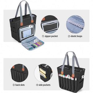Bolsa de transporte para Biblia de gran tamaño, de calidad premium, con múltiples bolsillos, para estudio bíblico, para mujer, de fábrica BSCI. - Product Image 3