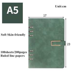 Caderno A5 Personalizável, Couro Amigo da Pele e Múltiplas Opções de Cores - Product Image 6