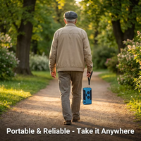 Radio portable AM/FM haute sensibilité 5000 mAh, adaptée aux seniors, avec haut-parleur intégré et prise casque