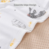 Bioduo – Nouveau Sac de Couchage Anti-Startle pour Nouveau-nés, Style Croisé sur les Bras, en Coton Pur, Motif Dessin Animé, Été/Printemps/Automne