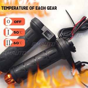 Empuñaduras Calefactables para Motocicleta de 22 mm, Empuñaduras Calefactables Eléctricas Universales para Invierno, con Temperatura Ajustable - Product Image 3