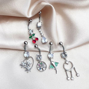 <span class=keywords><strong>Nombril</strong></span> <span class=keywords><strong>Piercing</strong></span> Zircon Gland Anneau De Ventre D'été Sexy <span class=keywords><strong>Femme</strong></span> Corps <span class=keywords><strong>Piercing</strong></span> En Acier Inoxydable <span class=keywords><strong>Nombril</strong></span> Anneaux - Product Image 2