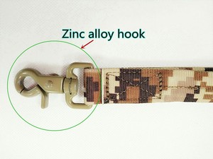 Correa elástica de doble Mango, <span class=keywords><strong>Collar</strong></span> de camuflaje táctico para perro y juego de correa - Product Image 6