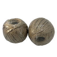 100% Ficelle de chanvre ciré naturel 1mm Ficelle de toile de jute torsadée Flexible 100% Ficelle de cordon de chanvre