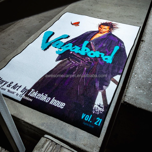 Tùy Chỉnh In Truyện Tranh Thảm 3D In Thảm Có Thể Giặt Thảm Biểu Tượng Tùy Chỉnh Thảm Máy Làm Phim Hoạt Hình In Flannel Chăn - Product Image 5