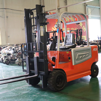 Chariot élévateur électrique AC30 3 tonnes, chariot élévateur à fourche hydraulique avec déplaceur latéral en option