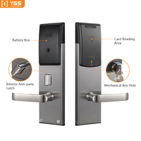 Proveedor Directo de Fábrica YGS, Sistema de Cerradura Inteligente RFID para Hotel, Cerradura Electrónica con Tarjeta RF para Manija de Puerta, Sistema de Cerradura Inteligente para Puerta de Hotel