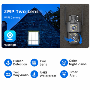 กล้องวงจรปิด Wistino 2K Outdoor HD <span class=keywords><strong>IP</strong></span> รุ่น Wifi รองรับการตรวจจับความเคลื่อนไหว พร้อมระบบเสียงสองทาง กล้องรักษาความปลอดภัยภายในอาคาร 4G รุ่น <span class=keywords><strong>V380pro</strong></span> - Product Image 2