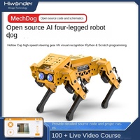 ESP32 cuadrúpedo Robot Dog/MechDog inteligente AI Visual Bionic Robotics Kit para educación Python programación gráfica