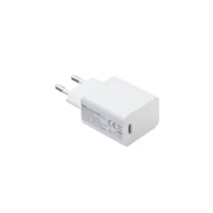 Cargador de Pared USB Sunny Tipo C 20W PD Salida 5V 9V 12V Universal para Apple Enchufe Europeo - Product Image 1