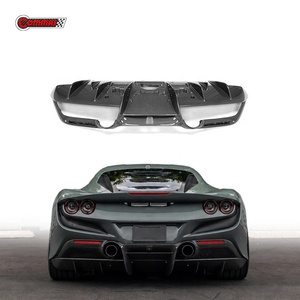 ดิฟฟิวเซอร์สปอยเลอร์กันชนหลังคาร์บอนไฟเบอร์แบบแห้งสไตล์ OEM สำหรับ Ferrari F8 อัพเกรดแอโร ขายส่ง - Product Image 1