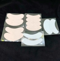 Grosir 2 pasang lembar OEM ramah lingkungan cocok lembut Bio silikon Gel bulu mata ekstensi bulu mata di bawah mata