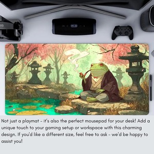 <span class=keywords><strong>Tapis</strong></span> de <span class=keywords><strong>jeu</strong></span> TCG Cherry Blossoms and Frog <span class=keywords><strong>Magic</strong></span>, base antidérapante 35x60cm, <span class=keywords><strong>tapis</strong></span> de <span class=keywords><strong>jeu</strong></span> de société pour TCG - Product Image 6