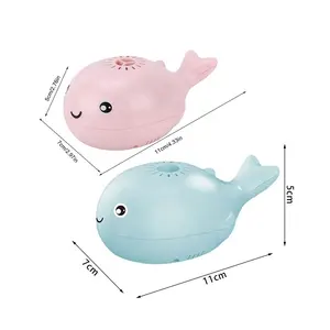 Toddlers Kids Gifts Dolphin Cute Suspended Blowing Baby Toy Electric Floating Ball Whale Toy with USB Charging Cable