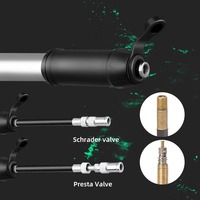 100 Psi haute pression en alliage d'aluminium Mini pompe à air à main accessoires de vélo pompes à vélo portables