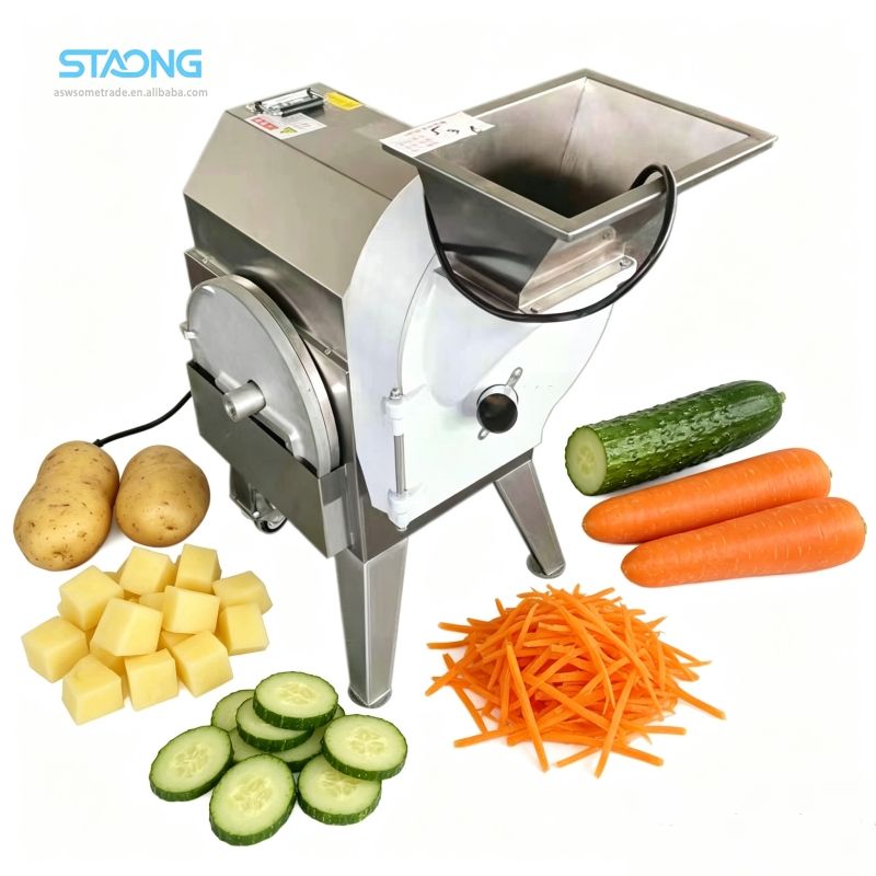 Vege Planting Machine Heavy Duty Potato Carrot Dicing Slicing Sticks Cube Cutting Machine ...