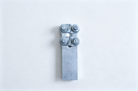 Pince à quatre boulons à rainures parallèles en aluminium YX pour connexion de câbles électriques, pince PG