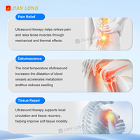 Appareil de thérapie par ultrasons professionnel 1 MHz 3 MHz pour soulager la douleur, la relaxation du cou et des épaules, et la récupération sportive