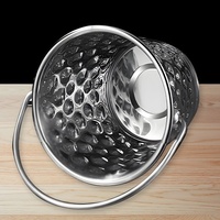 Restoran Bar Gaya Eropa, Pesta, Bir, Anggur Merah, Ember Es Stainless Steel Besar dan Kecil