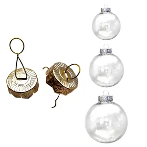 שונים חומרה כדור חג המולד חומרה וו עץ חג המולד קישוט זכוכית אביזרי כדור